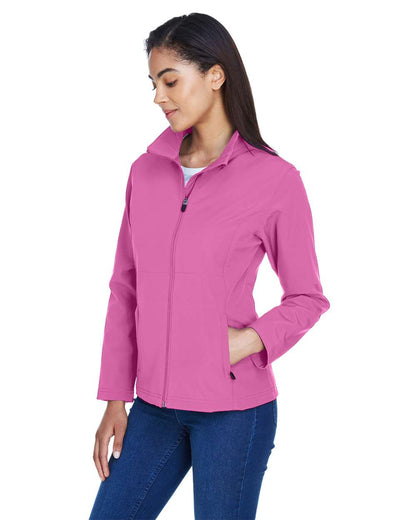 Team 365 Women's Leader Soft Shell Jacket TT80W #colormdl_Sport Charity Pink