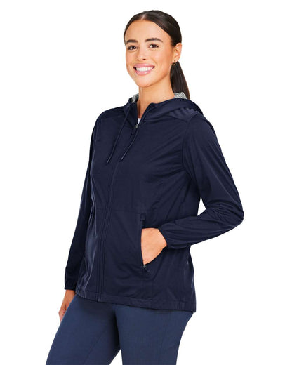 North End Women's Network Lightweight Jacket NE75W #colormdl_Classic Navy Heather