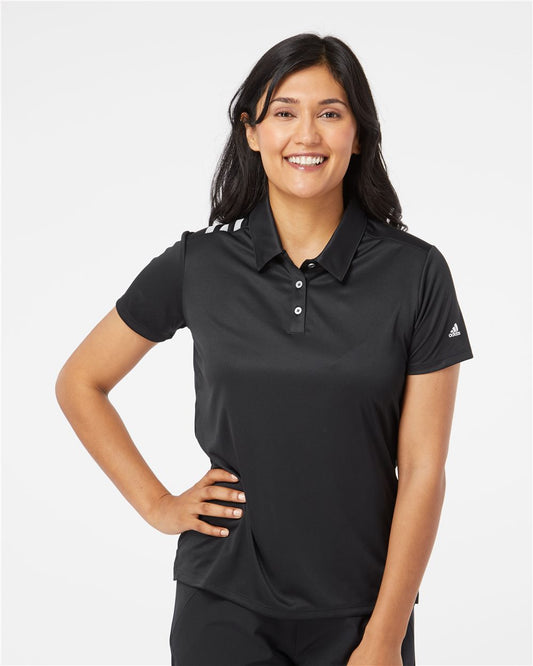 Adidas Women's 3-Stripes Shoulder Polo A325