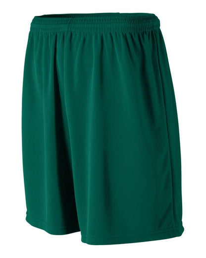 Augusta Sportswear Wicking Mesh Athletic Shorts 805 #color_Dark Green