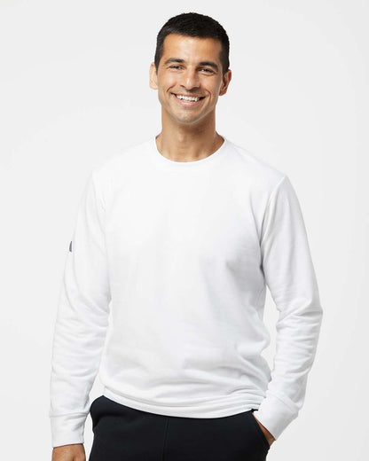 Adidas Unisex Fleece Crewneck Sweatshirt A434 #colormdl_White