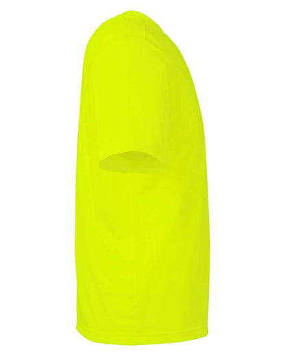 Harriton Unisex Charge Snag and Soil Protect T-Shirt M118 #color_Safety Yellow