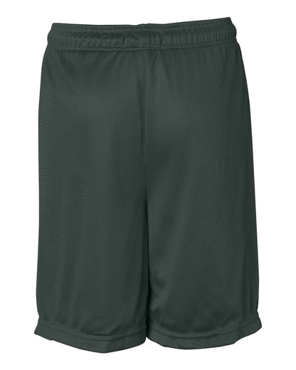 Badger Youth Mini Mesh 6'' Inseam Shorts 2237 #color_Forest