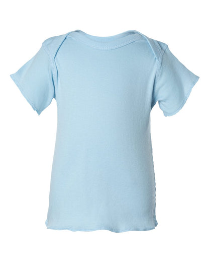 Rabbit Skins Infant Baby Rib Tee 3400 #color_Light Blue