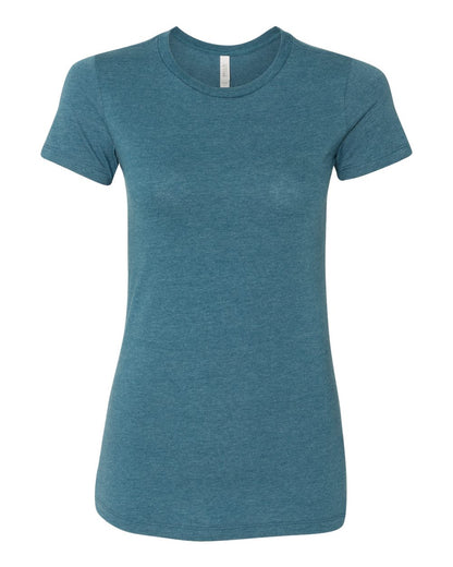 BELLA + CANVAS Women's Slim Fit Tee 6004 #color_Heather Deep Teal