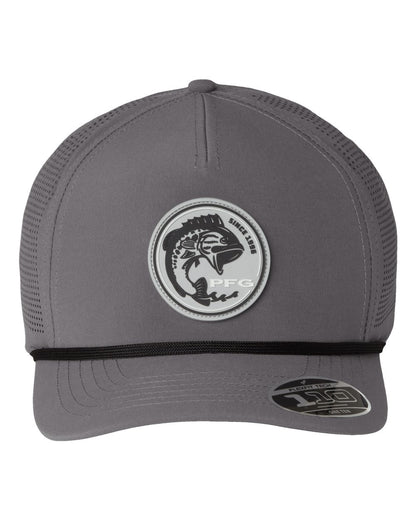 Columbia Tidal Pursuit™ 3D Stretch Snapback Cap 212134 #color_City Grey/ Fish Circle Bass