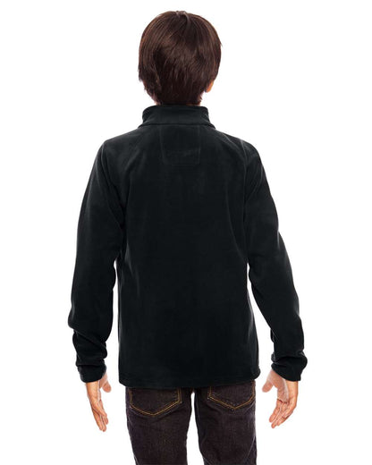 Team 365 Youth Campus Microfleece Jacket TT90Y #colormdl_Black