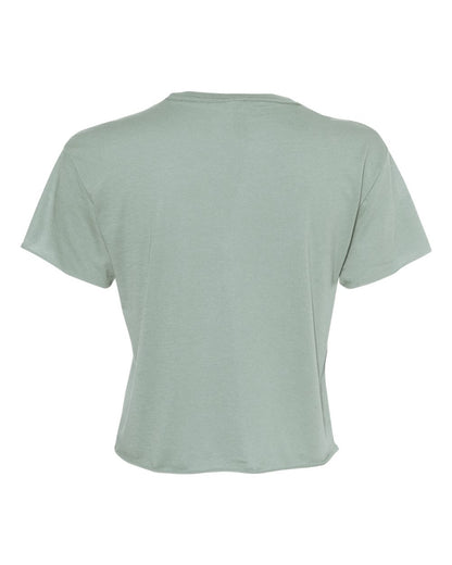 Next Level Women's Festival Crop Top 5080 #color_Stonewash Green