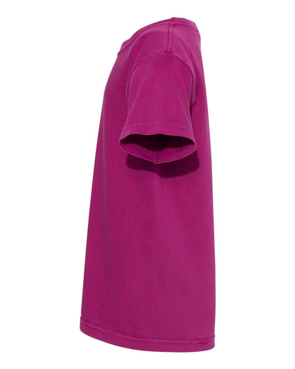 Comfort Colors Garment-Dyed Youth Heavyweight T-Shirt 9018 #color_Boysenberry