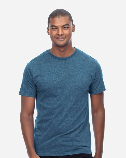 Threadfast Apparel Unisex Epic CVC T-Shirt T1001 #colormdl_Heather Steel Blue