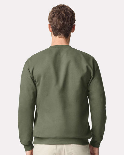 Gildan Unisex Softstyle® Midweight 1/4 Zip Sweatshirt SF008 #colormdl_Military Green