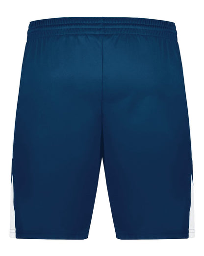 Augusta Sportswear Youth Step-Back Basketball Shorts 1737 #color_Navy/ White