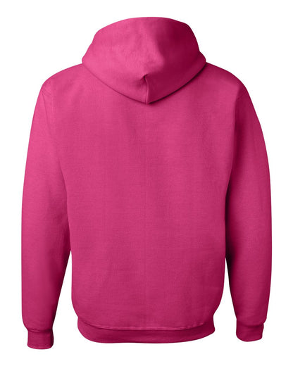 JERZEES Unisex NuBlend® Hooded Sweatshirt 996MR #color_Cyber Pink
