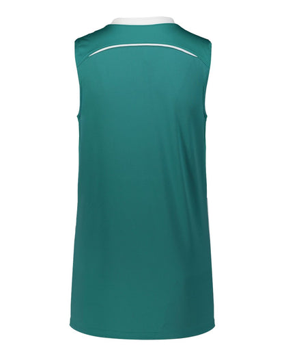 Augusta Sportswear Girls' Rover Jersey 1688 #color_Teal/ White