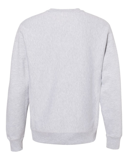 Independent Trading Co. Unisex Legend Premium Heavyweight Cross-Grain Crewneck Sweatshirt IND5000C #color_Grey Heather