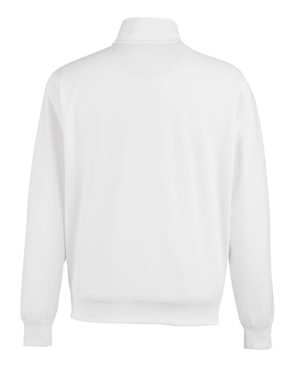 Fairway & Greene Men's Caves Tech Quarter-Zip Pullover C11512 #color_White