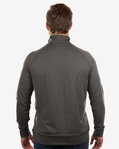 Burnside Men's Dawn to Dusk Quarter-Zip Pullover 8167 #colormdl_Heather Charcoal
