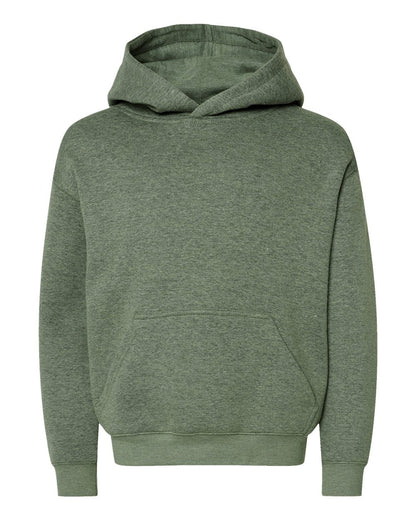 LAT Youth Fleece Hoodie Sweatshirt 2296 #color_Bamboo Blackout