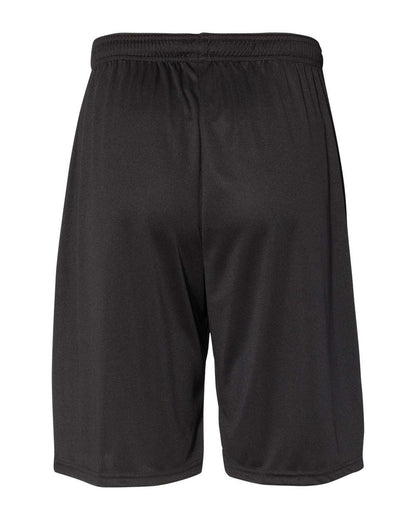 Russell Athletic Men's Dri-Power® Essential 10" Shorts with Pockets TS7X2M #color_Black