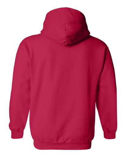 Gildan Unisex Heavy Blend™ Hooded Sweatshirt 18500 #color_Cherry Red
