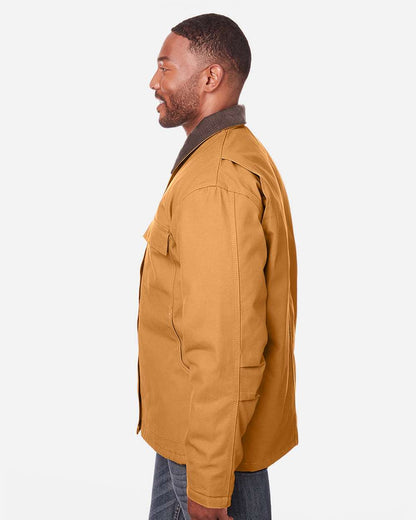 Berne Apparel Men's Tall Heritage Cotton Duck Chore Jacket CH416T #colormdl_Brown Duck