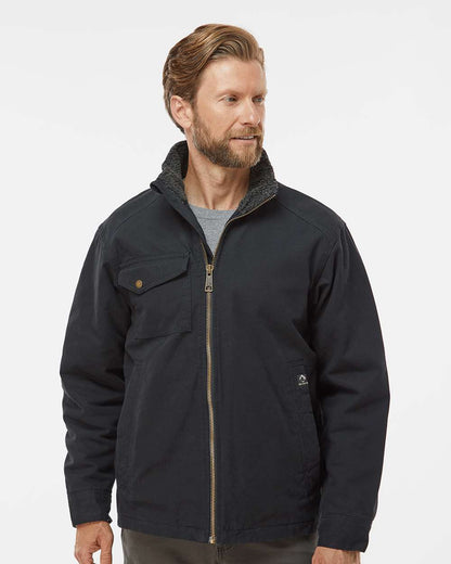 DRI DUCK Endeavor Canyon Cloth™ Canvas Jacket with Sherpa Lining 5037 #colormdl_Black