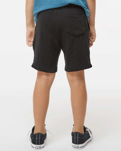 Independent Trading Co. Toddler Lightweight Special Blend Fleece Shorts PRM11SRT #colormdl_Black