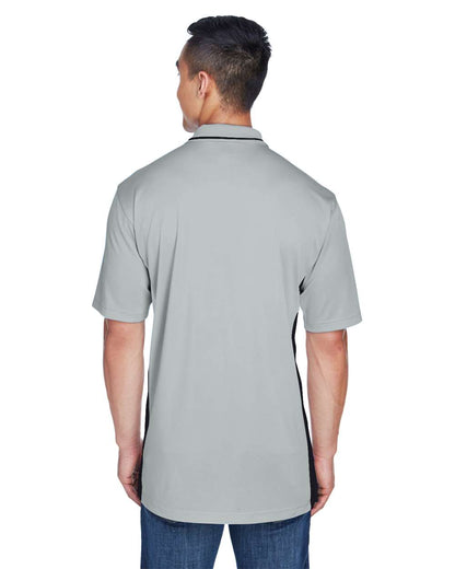 UltraClub Men's Cool & Dry Sport Two-Tone Polo 8406 #colormdl_Grey/ Black