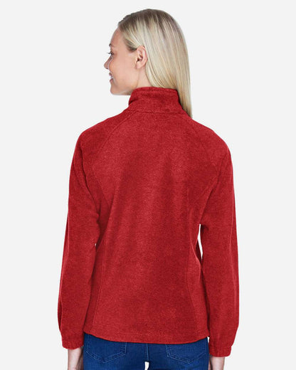 Harriton Women's Full-Zip Fleece M990W #colormdl_Red