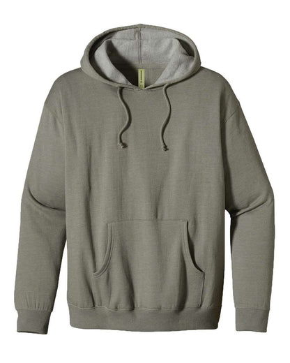 econscious Unisex Heathered Hooded Sweatshirt EC5570 #color_Military Green