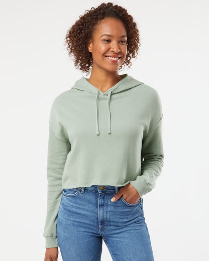 Independent Trading Co. Women’s Lightweight Crop Hooded Sweatshirt AFX64CRP Independent Trading Co. Women’s Lightweight Crop Hooded Sweatshirt AFX64CRP