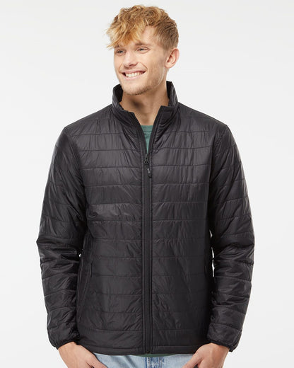 Independent Trading Co. Men's Puffer Jacket EXP100PFZ Independent Trading Co. Men's Puffer Jacket EXP100PFZ