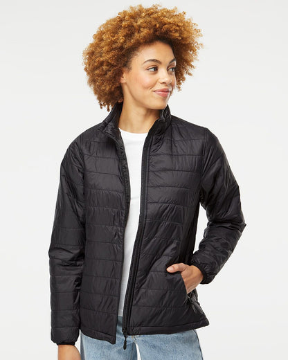 Independent Trading Co. Women's Puffer Jacket EXP200PFZ Independent Trading Co. Women's Puffer Jacket EXP200PFZ