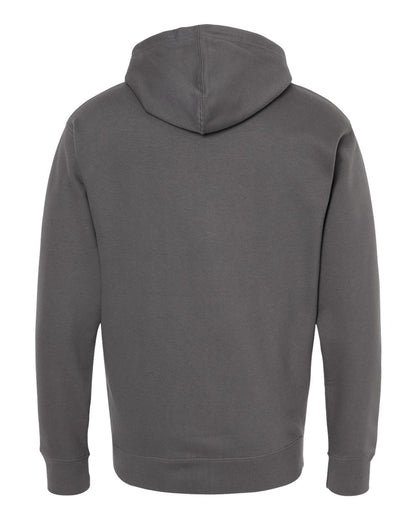 Independent Trading Co. Unisex Midweight Full-Zip Hooded Sweatshirt SS4500Z #color_Charcoal