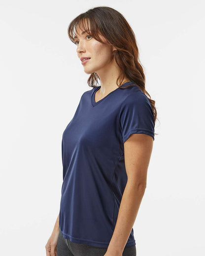 Augusta Sportswear Women's Nexgen Wicking V-Neck T-Shirt 1790 #colormdl_Navy