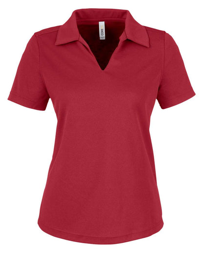 CORE365 Women's Market Snag Protect Mesh Polo CE104W #color_Classic Red