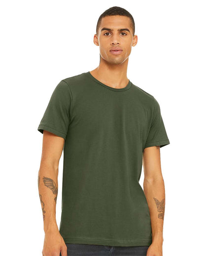 BELLA + CANVAS Jersey Tee 3001 #colormdl_Military Green