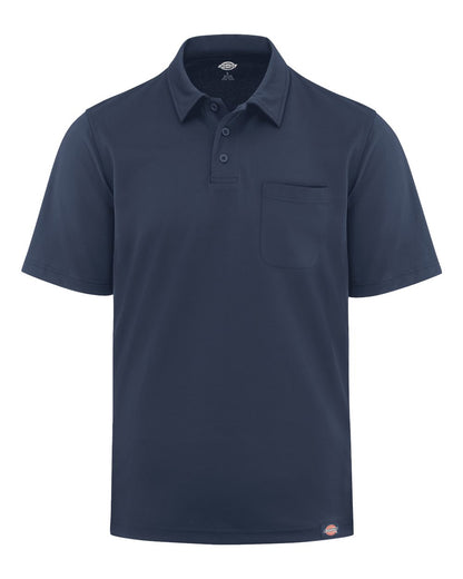 Dickies Performance Short Sleeve Work Shirt With Pocket LS44 #color_Dark Navy