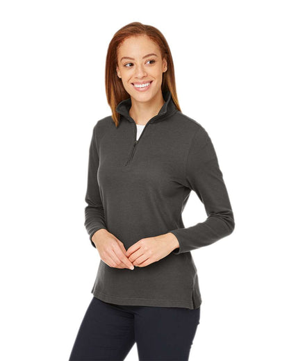 Devon & Jones Women's New Classics® Performance Quarter-Zip Pullover DG400W #colormdl_Graphite