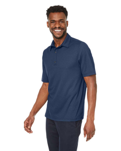 North End Men's Replay Recycled Pique Polo NE102 #colormdl_Classic Navy