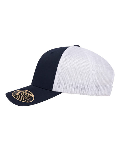 Flexfit 110® Recycled Mesh Cap 110R #color_Navy/ White