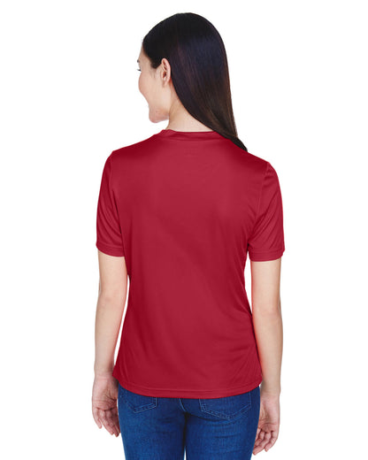 Team 365 Ladies' Zone Performance T-Shirt TT11W #color_SPORT SCRLET RED