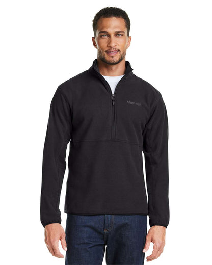 Marmot Men's Rocklin Half-Zip Jacket M12650 #colormdl_Black