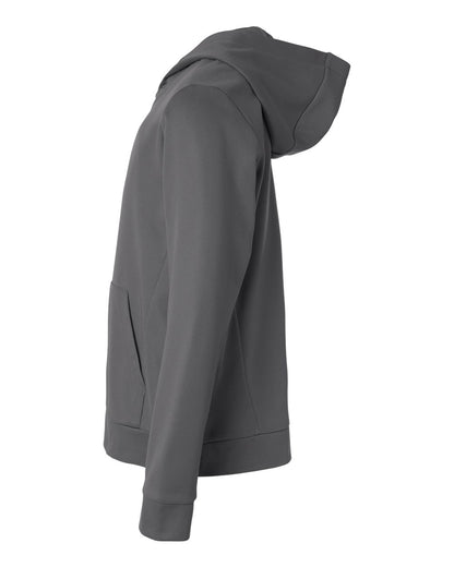 Team 365 Youth Squad Hooded Tech Fleece Pullover TT400Y #color_Sport Graphite