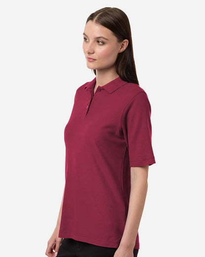 Harriton Women's Maverick CVC Pique Polo M105W #colormdl_Wine