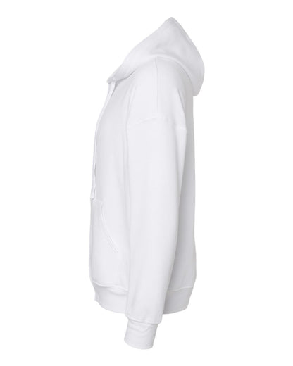 BELLA + CANVAS Sponge Fleece DTM Full-Zip Hoodie 3759 #color_White