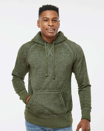J. America Men's Vintage Zen Fleece Hooded Sweatshirt 8915 #colormdl_Twisted Olive