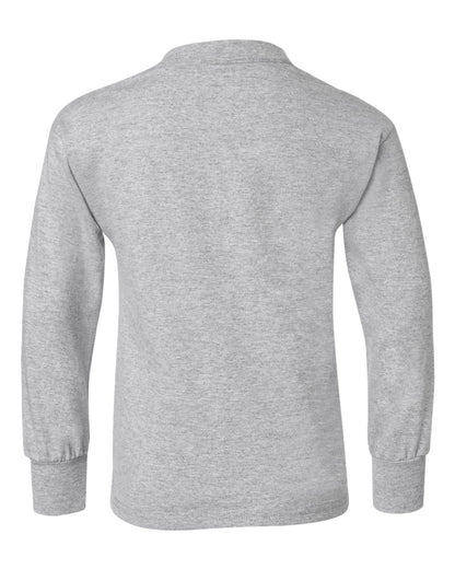 Hanes Youth Authentic Long Sleeve T-Shirt 5546 #color_Light Steel