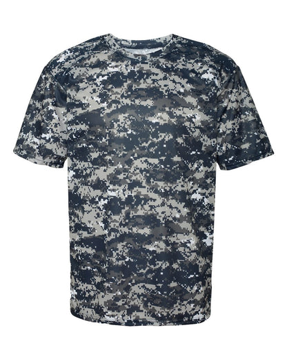 Badger Digital Camo T-Shirt 4180 #color_Navy Digital