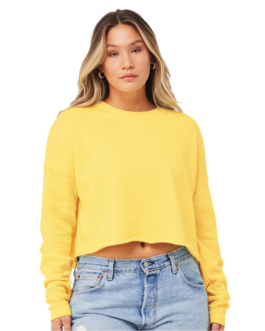 BELLA + CANVAS Women's Crop Crew Fleece 7503